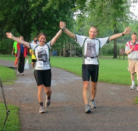 Justin and Sharon finish their American Centurion qualifier