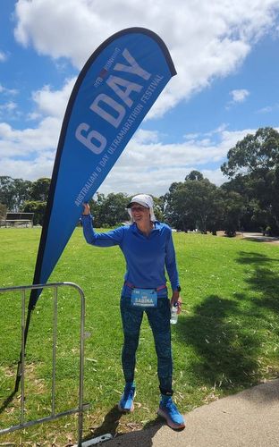 Sabina in action in the 6D walk in Adelaide