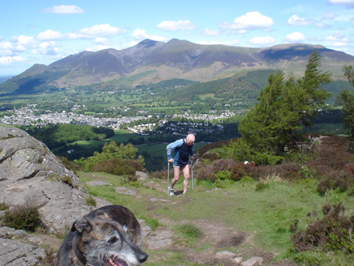 Boyd climbing Walla Crag 2005